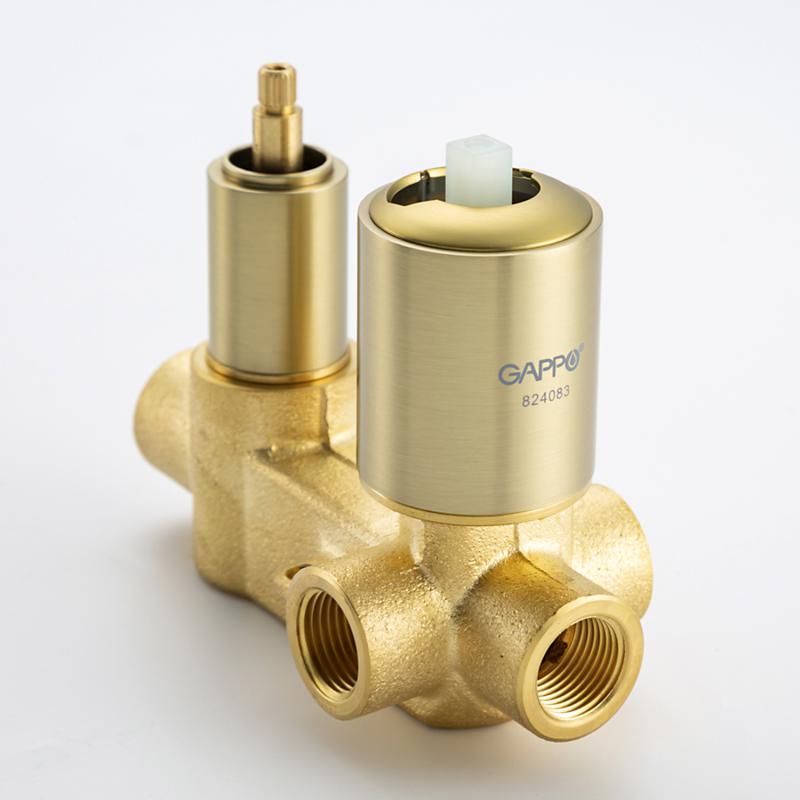 Душевая система скрытого монтажа Gappo G7106-3, золотой сатин — изображение 10