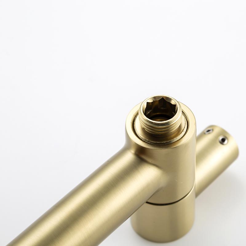 Душевая система скрытого монтажа Gappo G7106-3, золотой сатин — изображение 12