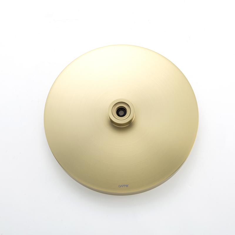 Душевая система скрытого монтажа Gappo G7106-3, золотой сатин — изображение 15