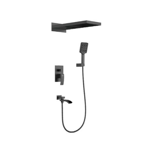 Душевая система скрытого монтажа Gappo G7106-76, чёрный