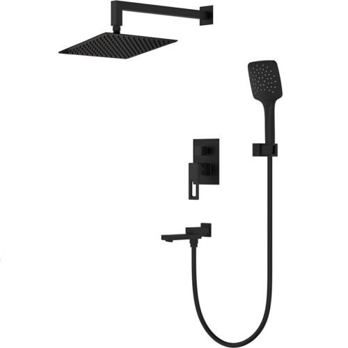 Душевая система скрытого монтажа Gappo G7117-6, чёрный