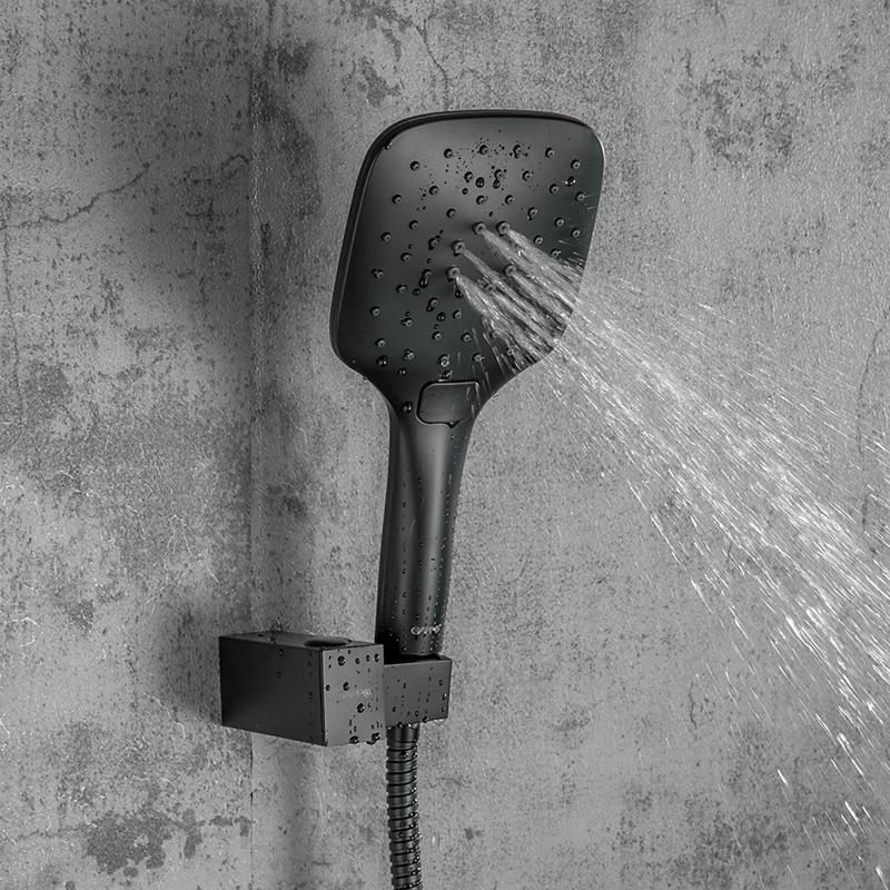 Душевая система скрытого монтажа Gappo G7117-6, чёрный — изображение 15