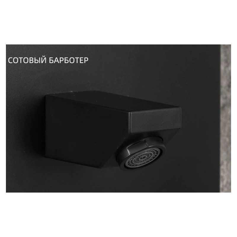 Душевая панель встраиваемая Frap F24005-6, чёрный — изображение 6