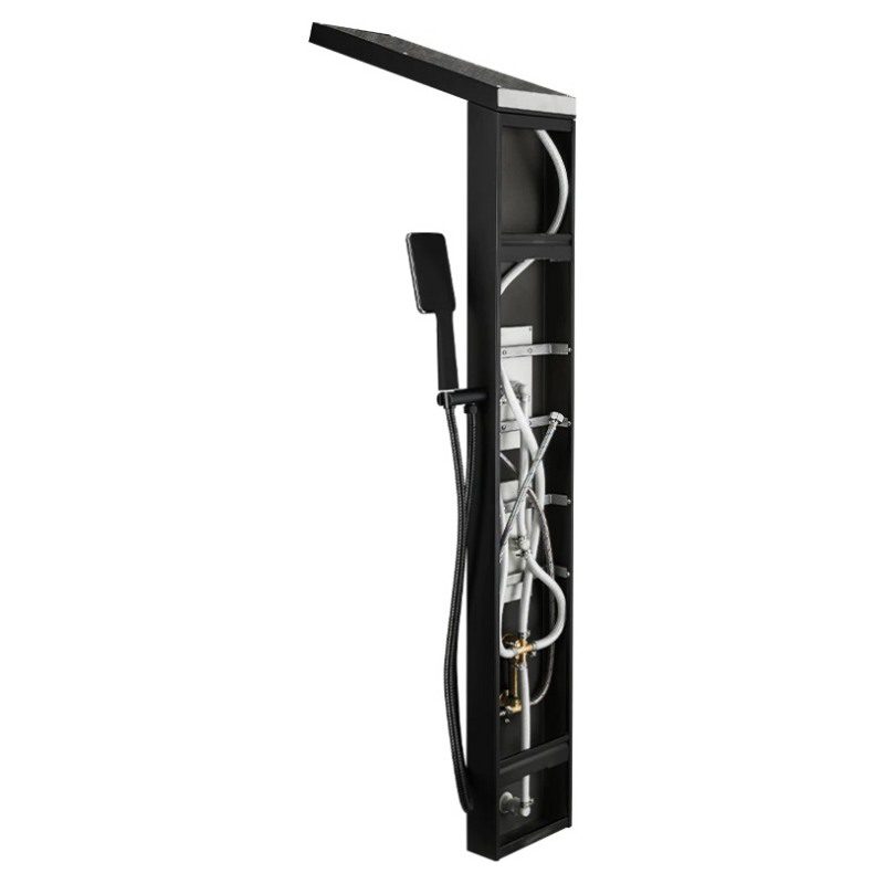 Душевая панель встраиваемая Frap F24005-6, чёрный — изображение 4