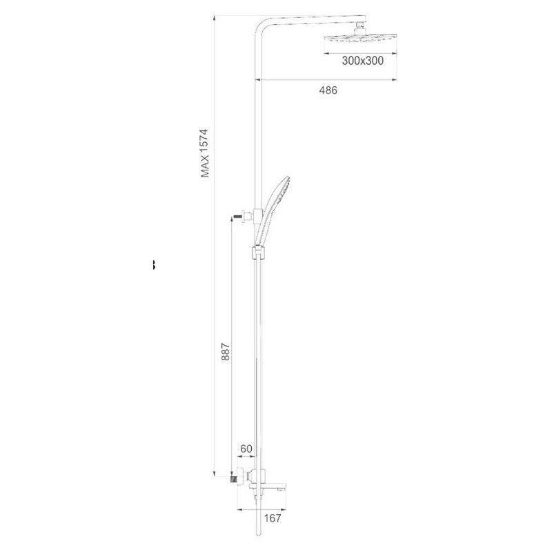 Душевая система Gappo G2418-40 — изображение 3