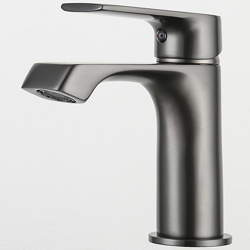 Смеситель для умывальника Frap F1071-9, оружейная сталь — изображение 8