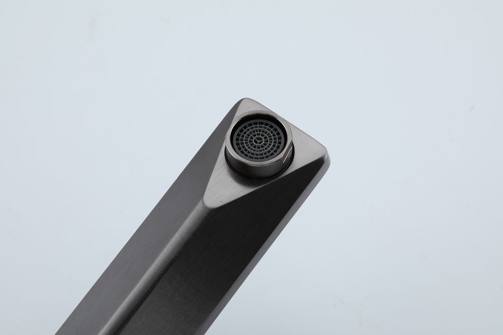 Смеситель для умывальника Frap F10202-9, оружейная сталь — изображение 4