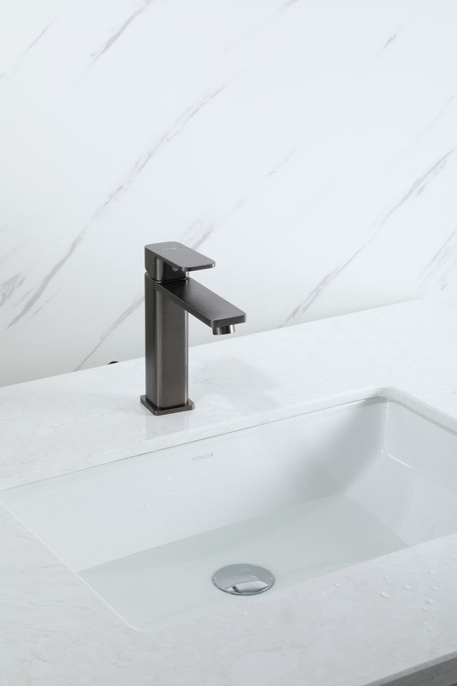 Смеситель для умывальника Frap F10202-9, оружейная сталь — изображение 3