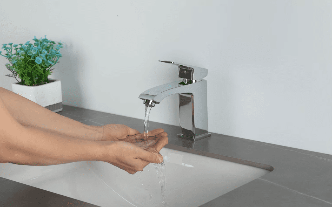 Смеситель для умывальника Frap F1076, хром — изображение 3