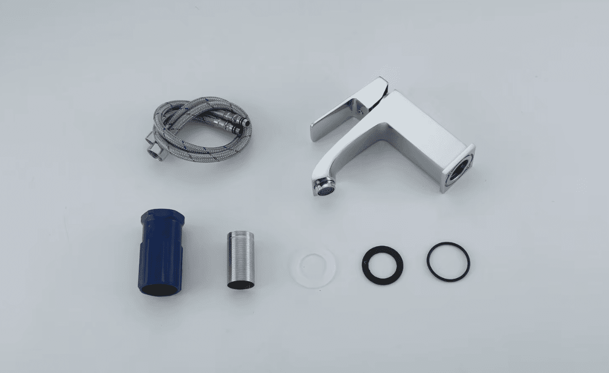 Смеситель для умывальника Frap F1076, хром — изображение 7