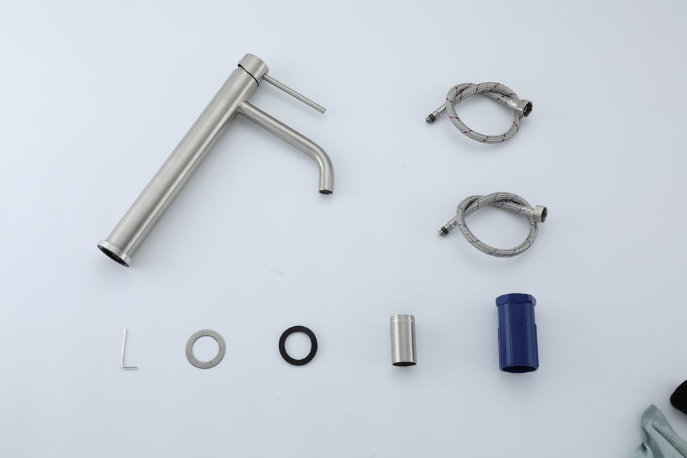 Смеситель для умывальника Frap F10807-2, сатин — изображение 5