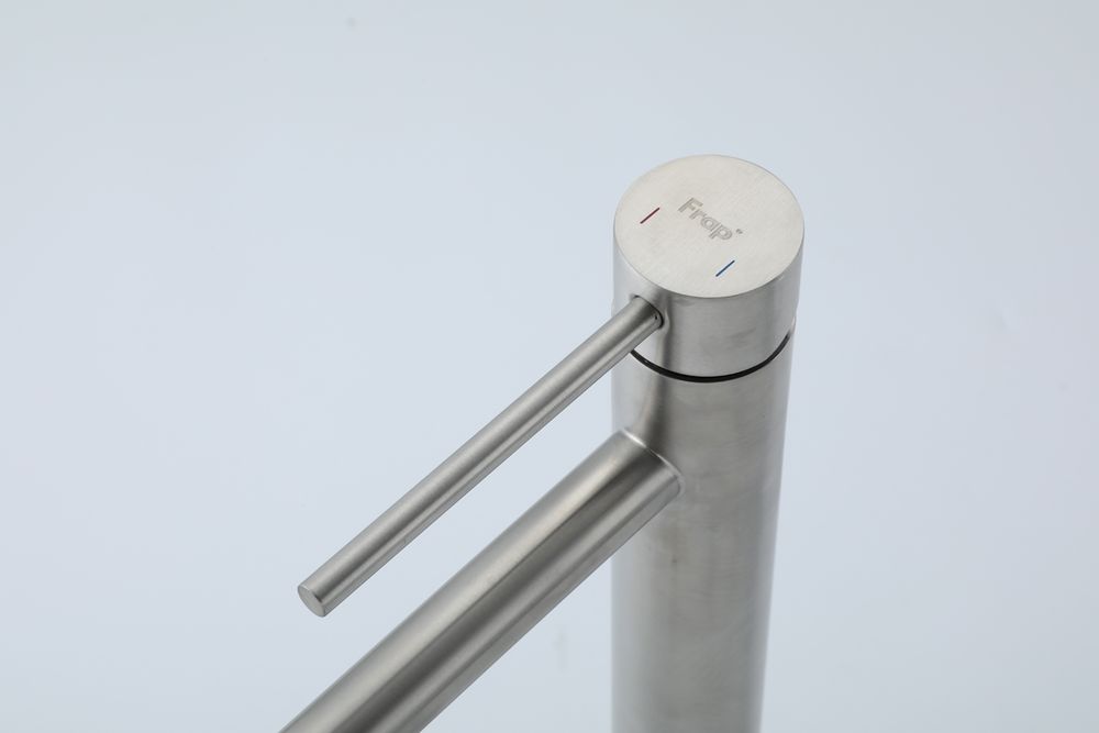 Смеситель для умывальника Frap F10807-2, сатин — изображение 6