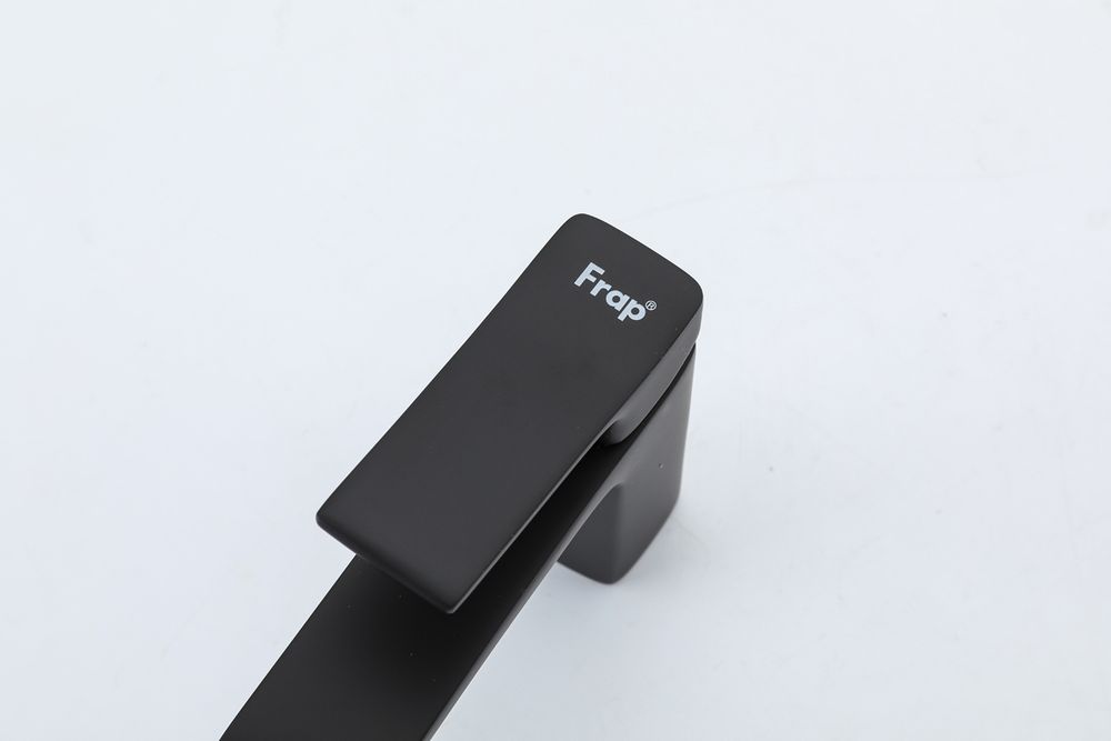 Смеситель для умывальника Frap F1084-6, чёрный — изображение 4