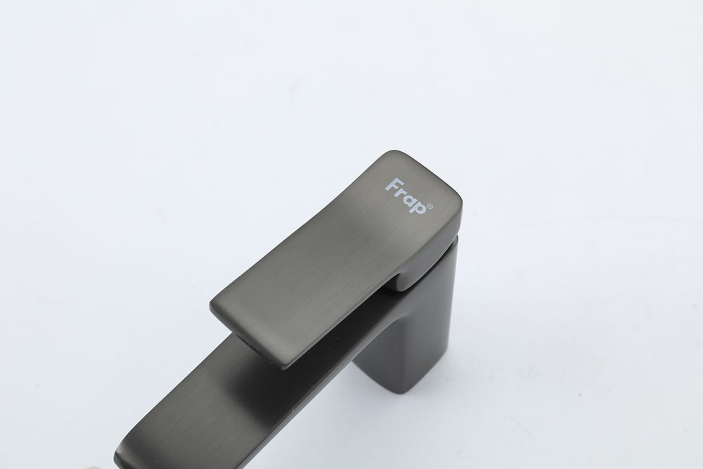 Смеситель для умывальника Frap F1084-9, оружейная сталь — изображение 5