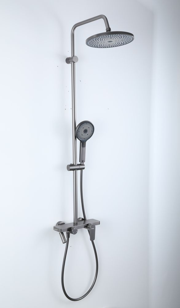 Душевая система Frap F24201-9, оружейная сталь — изображение 3