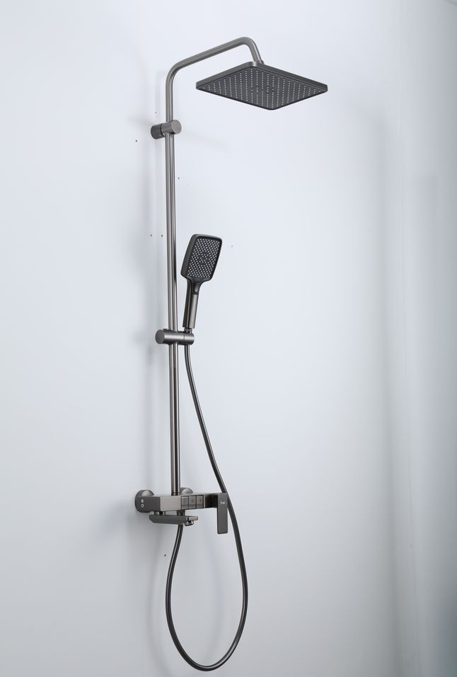 Душевая система Frap F24202-9, оружейная сталь — изображение 3