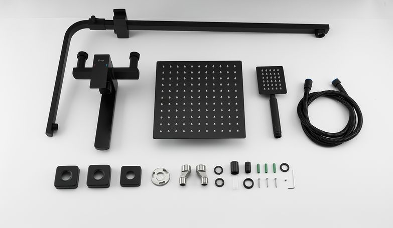 Душевая система Frap F24802-16, чёрный — изображение 5