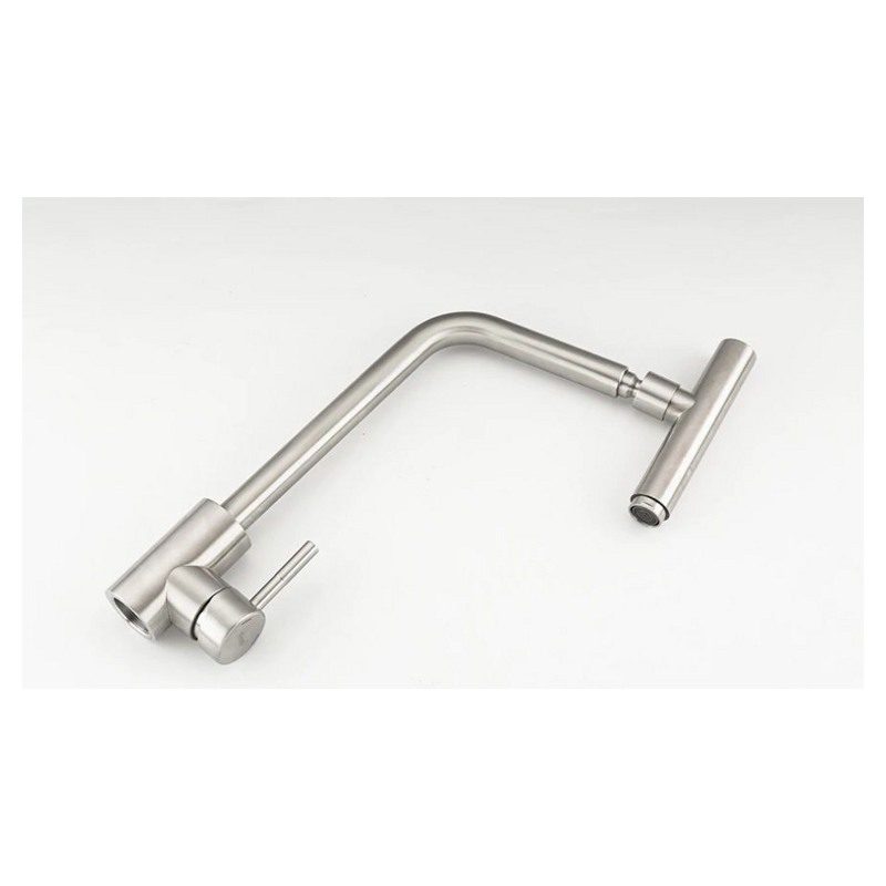 Смеситель для кухни c вращающимся изливом Frap F44899, сатин — изображение 3