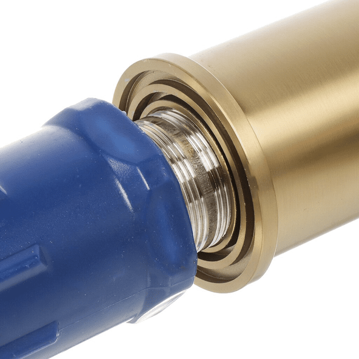 Смеситель для кухни с гибким изливом Frap F4497-3, золотой сатин — изображение 8