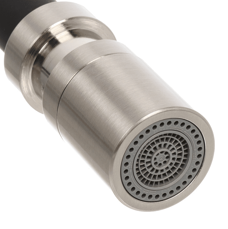 Смеситель для кухни с гибким изливом Frap F4497-5, сатин — изображение 6