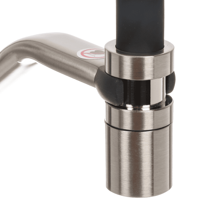 Смеситель для кухни с гибким изливом Frap F4497-5, сатин — изображение 4