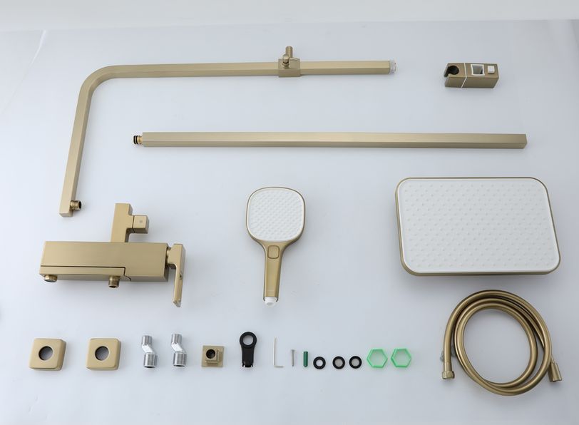 Душевая система Gappo G2417-3, золотой сатин — изображение 7