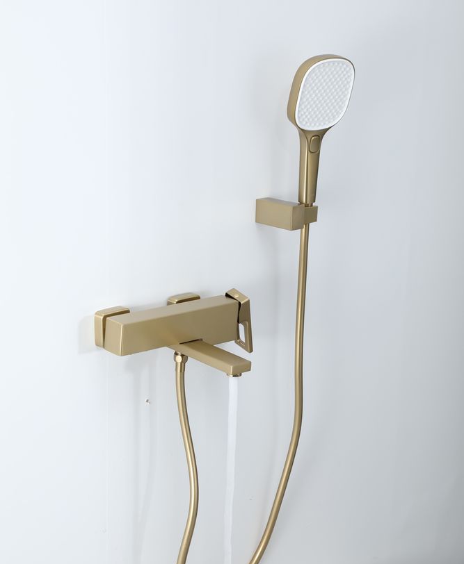 Смеситель для ванны Gappo G3217-3, золотой сатин — изображение 3