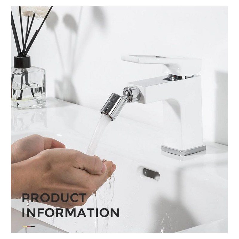 Смеситель для биде Gappo G5017-8, белый/хром — изображение 3