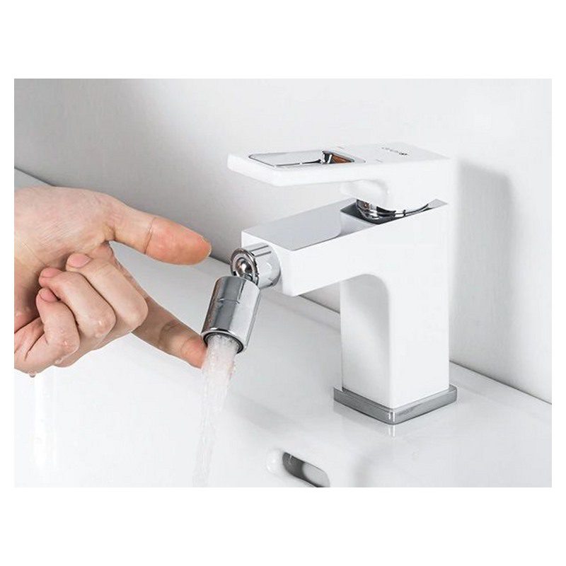 Смеситель для биде Gappo G5017-8, белый/хром — изображение 5