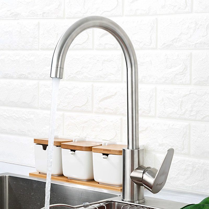 Смеситель для кухни Frap F4048, сатин — изображение 11