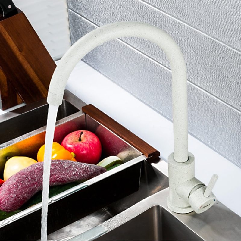 Смеситель для кухни Frap F40899-2, серый — изображение 10