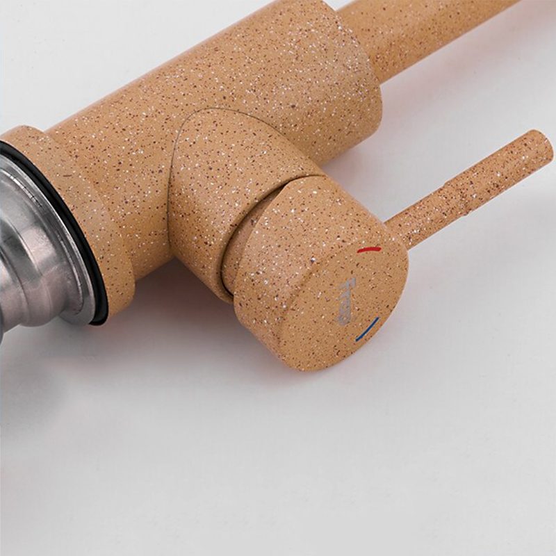 Смеситель для кухни Frap F40899-3, оранжевый — изображение 5