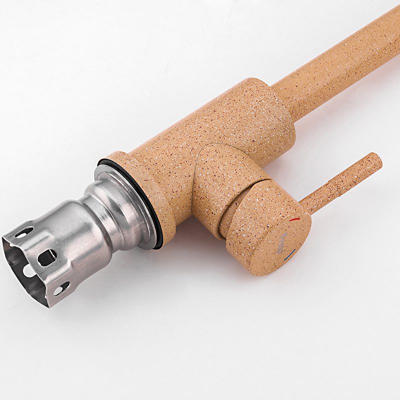 Смеситель для кухни Frap F40899-3, оранжевый — изображение 6