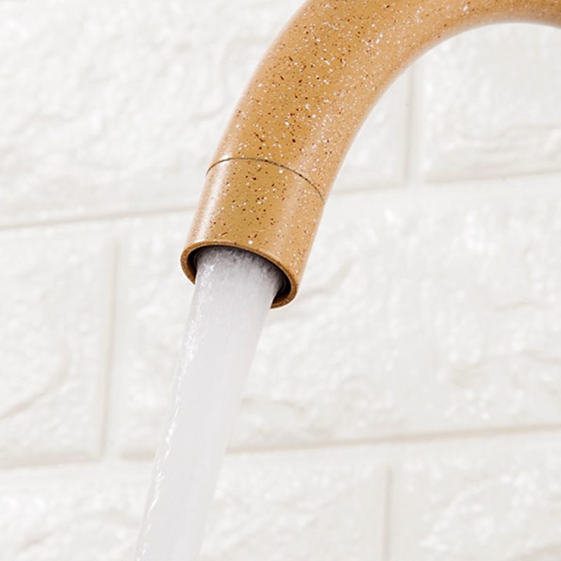 Смеситель для кухни Frap F40899-3, оранжевый — изображение 8