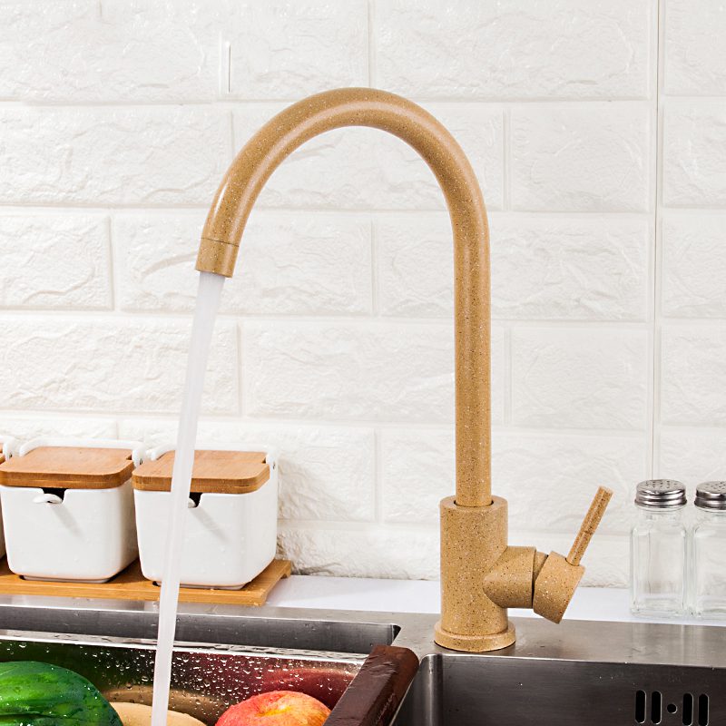 Смеситель для кухни Frap F40899-3, оранжевый — изображение 9