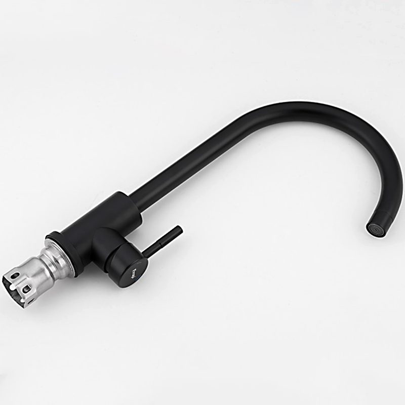 Смеситель для кухни Frap F40899-4, чёрный — изображение 3