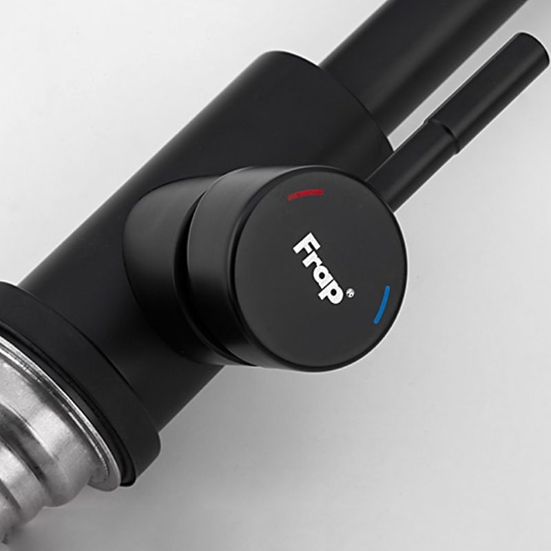 Смеситель для кухни Frap F40899-4, чёрный — изображение 5