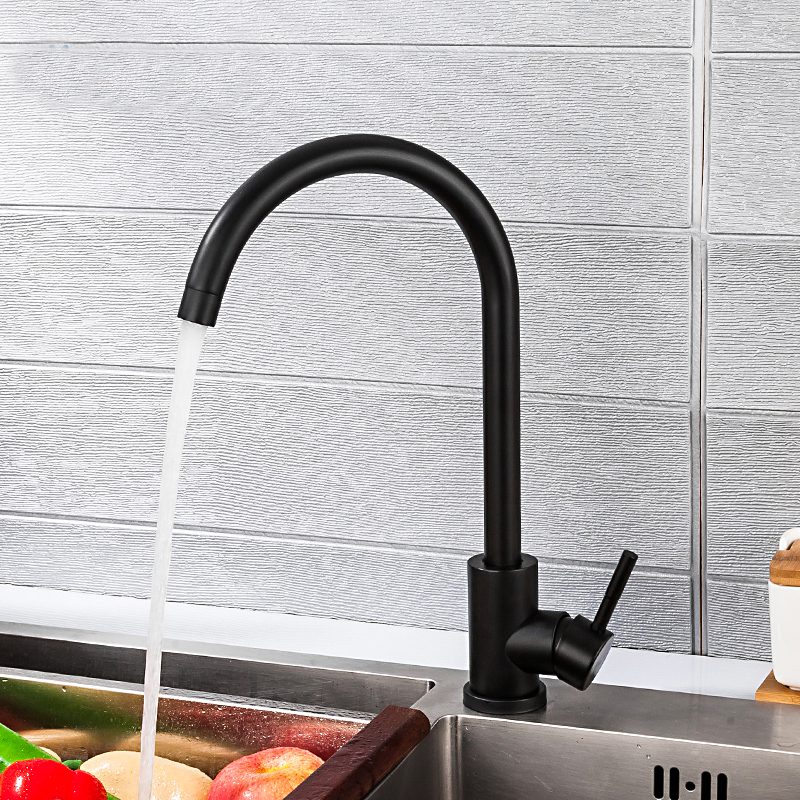 Смеситель для кухни Frap F40899-4, чёрный — изображение 9