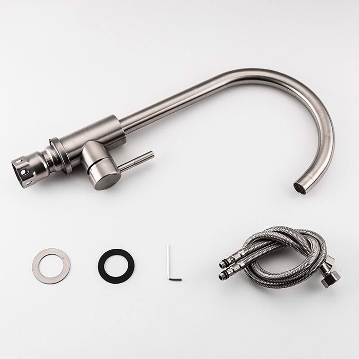 Смеситель для кухни Frap F40899, сатин — изображение 9