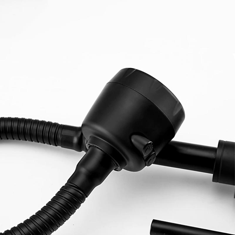 Смеситель для кухни с гибким изливом Frap F40993-6, чёрный — изображение 7