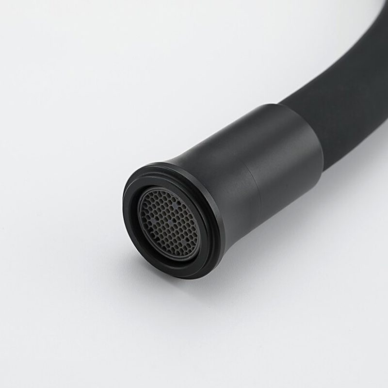 Смеситель для кухни с гибким изливом Frap F40994-6, чёрный — изображение 3