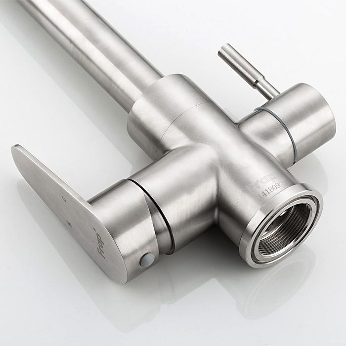 Смеситель для кухни под фильтр Frap F4348, сатин — изображение 4