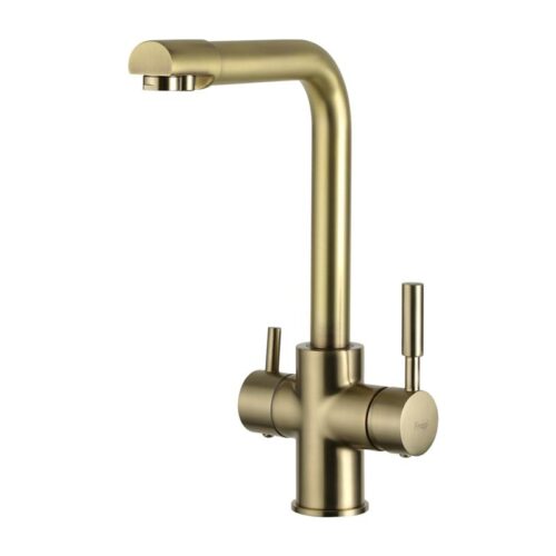 Смеситель для кухни под фильтр Frap F4352-4, бронза