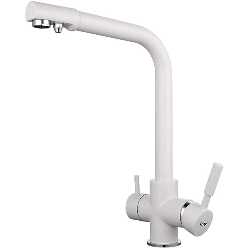 Смеситель для кухни под фильтр Frap F4352-8, белый