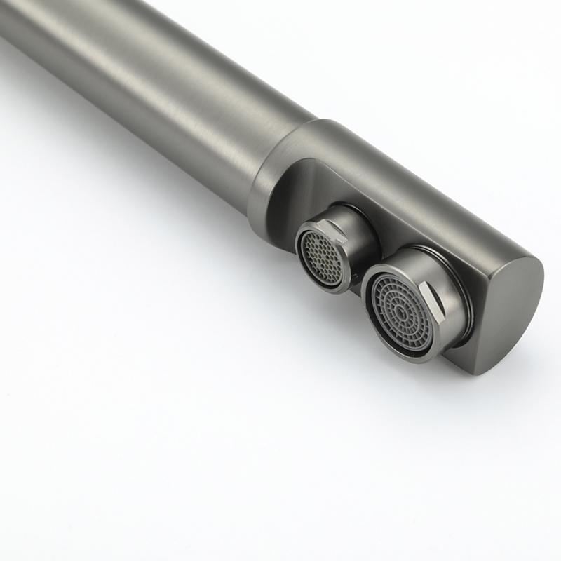 Смеситель для кухни под фильтр Frap F4352-9, оружейная сталь — изображение 4