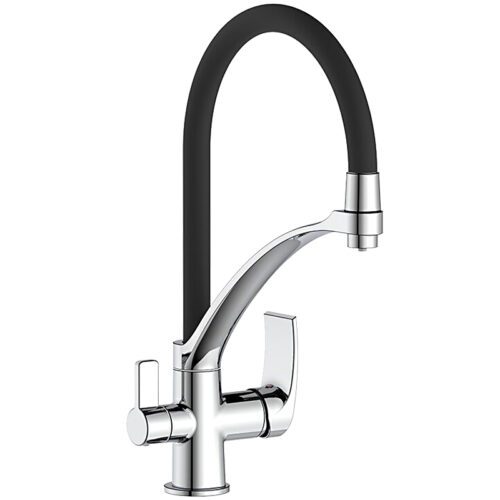 Смеситель для кухни под фильтр с гибким изливом Frap F4369