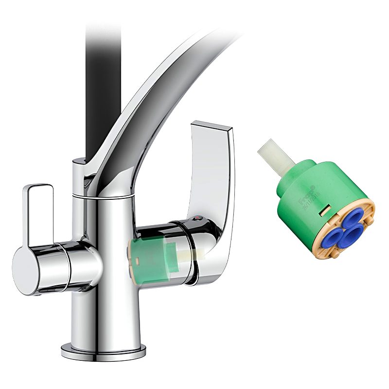 Смеситель для кухни под фильтр с гибким изливом Frap F4369 — изображение 4