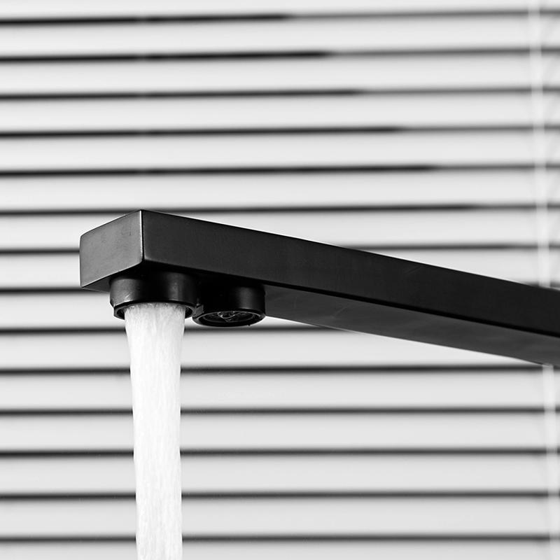 Смеситель для кухни под фильтр Frap F43802-6, чёрный — изображение 8