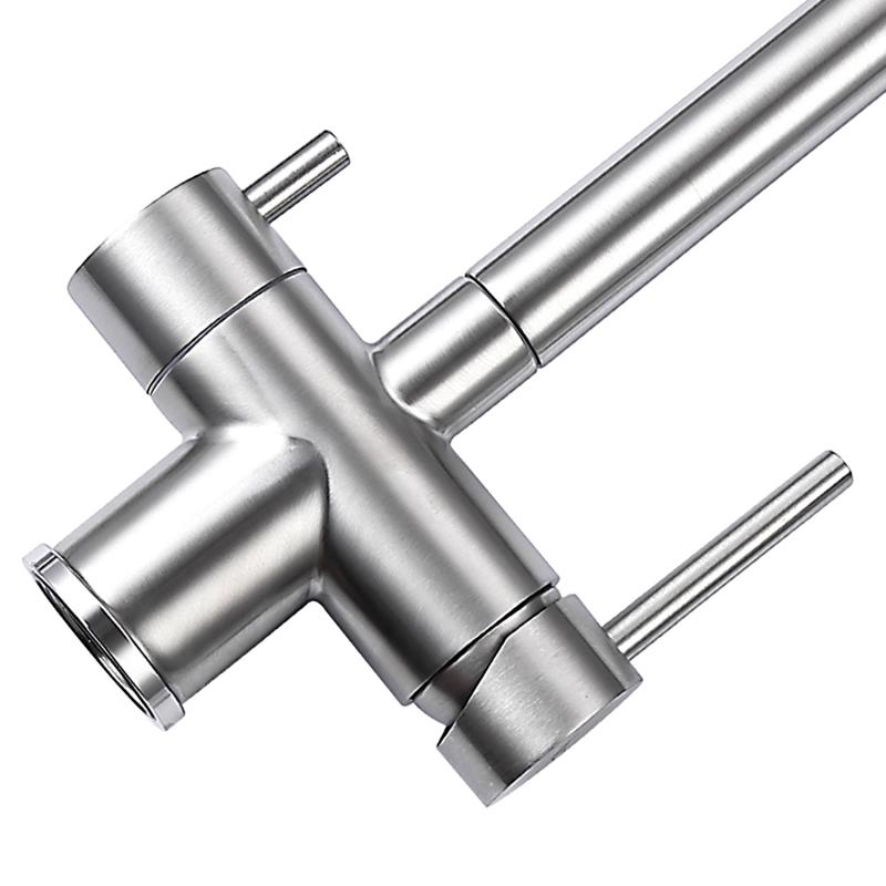 Смеситель для кухни под фильтр Frap F43899-3, сатин — изображение 4