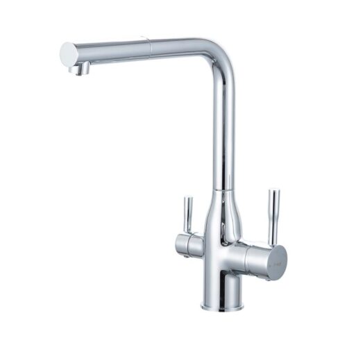 Смеситель для кухни под фильтр с выдвижным изливом Frap F4396-30